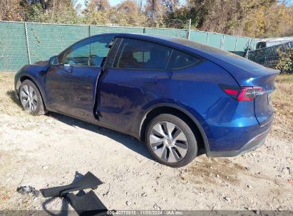 Lot #2990346847 2023 TESLA MODEL Y AWD/LONG RANGE DUAL MOTOR ALL-WHEEL DRIVE