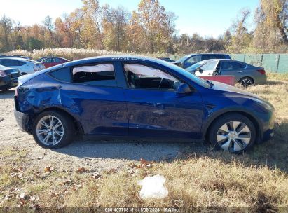 Lot #2990346847 2023 TESLA MODEL Y AWD/LONG RANGE DUAL MOTOR ALL-WHEEL DRIVE