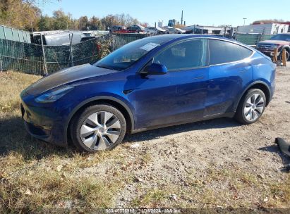 Lot #2990346847 2023 TESLA MODEL Y AWD/LONG RANGE DUAL MOTOR ALL-WHEEL DRIVE