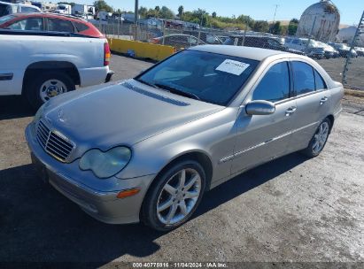 Lot #2992814027 2004 MERCEDES-BENZ C-CLASS 1.8L/SPORT