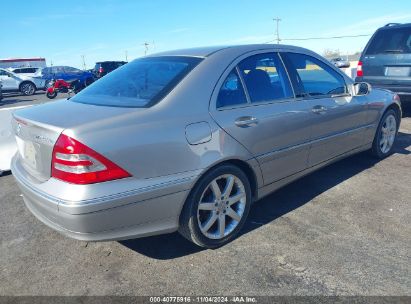 Lot #2992814027 2004 MERCEDES-BENZ C-CLASS 1.8L/SPORT