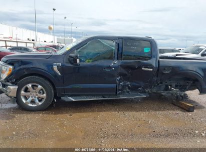 Lot #2990352343 2021 FORD F-150 XLT