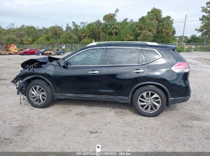 Lot #3035073616 2015 NISSAN ROGUE SL