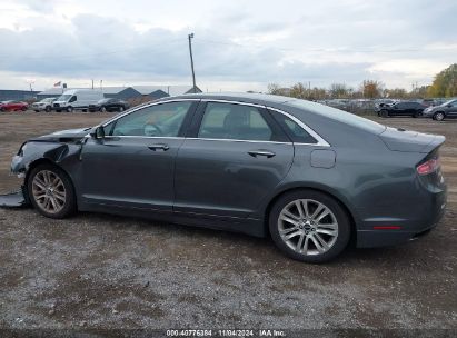 Lot #3035073621 2016 LINCOLN MKZ