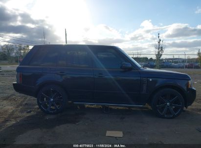 Lot #2995295214 2012 LAND ROVER RANGE ROVER HSE