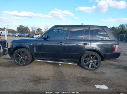 Lot #2995295214 2012 LAND ROVER RANGE ROVER HSE