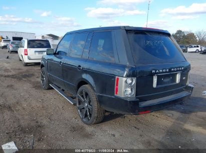 Lot #2995295214 2012 LAND ROVER RANGE ROVER HSE