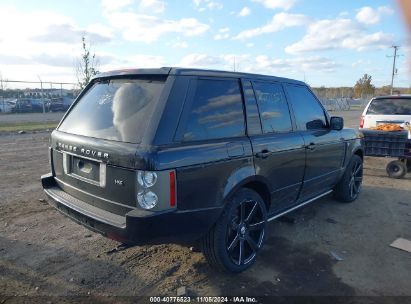 Lot #2995295214 2012 LAND ROVER RANGE ROVER HSE