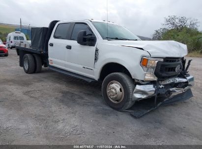 Lot #3056472812 2021 FORD F-350 CHASSIS XL