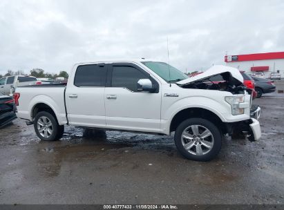 Lot #3007846302 2016 FORD F-150 PLATINUM