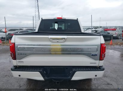 Lot #3007846302 2016 FORD F-150 PLATINUM