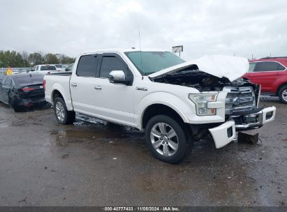 Lot #3007846302 2016 FORD F-150 PLATINUM