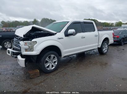 Lot #3007846302 2016 FORD F-150 PLATINUM