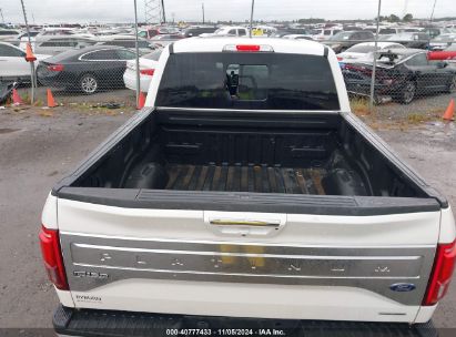 Lot #3007846302 2016 FORD F-150 PLATINUM