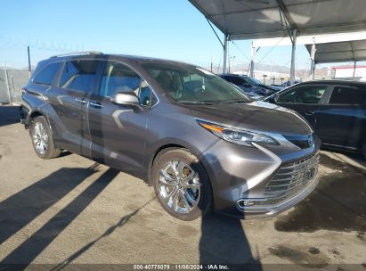 Lot #3035094971 2024 TOYOTA SIENNA PLATINUM