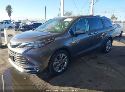 Lot #3035094971 2024 TOYOTA SIENNA PLATINUM