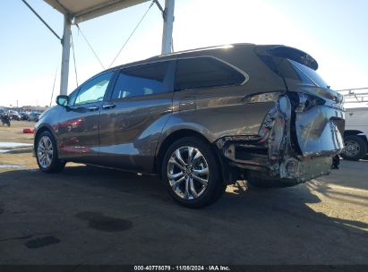 Lot #3035094971 2024 TOYOTA SIENNA PLATINUM