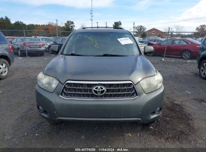 Lot #2995295211 2008 TOYOTA HIGHLANDER HYBRID LIMITED