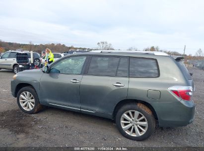 Lot #2995295211 2008 TOYOTA HIGHLANDER HYBRID LIMITED