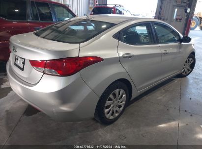 Lot #2992829099 2012 HYUNDAI ELANTRA GLS (ULSAN PLANT)