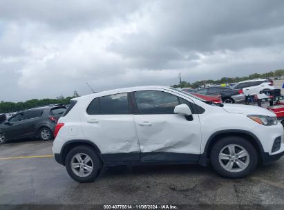 Lot #2990346890 2020 CHEVROLET TRAX FWD LS