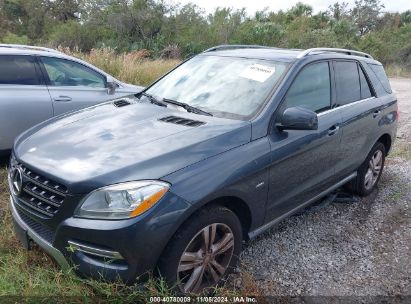 Lot #3037545693 2012 MERCEDES-BENZ ML 350 4MATIC