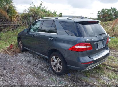 Lot #3037545693 2012 MERCEDES-BENZ ML 350 4MATIC