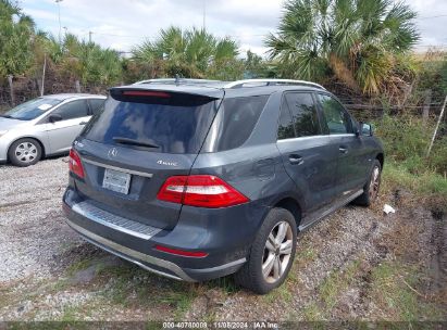 Lot #3037545693 2012 MERCEDES-BENZ ML 350 4MATIC