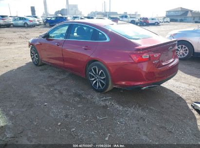 Lot #3035073731 2023 CHEVROLET MALIBU FWD RS