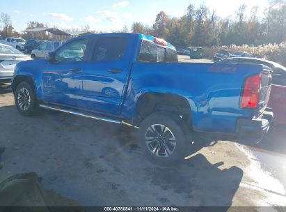 Lot #2990346849 2021 CHEVROLET COLORADO 4WD  SHORT BOX Z71