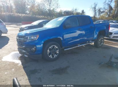 Lot #2990346849 2021 CHEVROLET COLORADO 4WD  SHORT BOX Z71