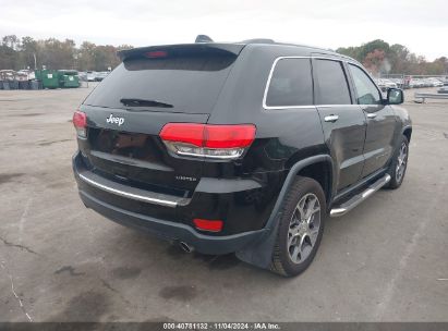 Lot #2992821851 2019 JEEP GRAND CHEROKEE LIMITED 4X4