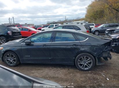 Lot #3037545619 2017 FORD FUSION HYBRID SE