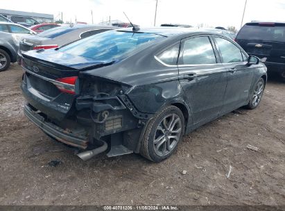 Lot #3037545619 2017 FORD FUSION HYBRID SE