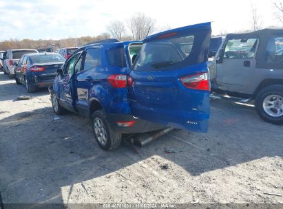 Lot #3036721928 2020 FORD ECOSPORT SE