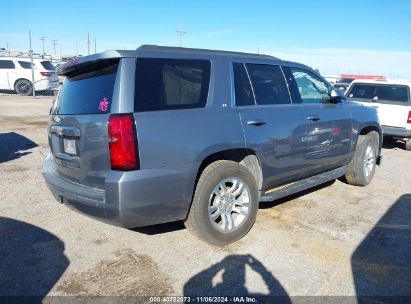 Lot #3053063589 2020 CHEVROLET TAHOE 4WD LT