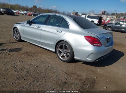 Lot #3005345919 2018 MERCEDES-BENZ C 300 4MATIC