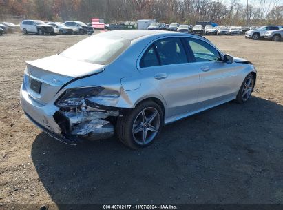 Lot #3005345919 2018 MERCEDES-BENZ C 300 4MATIC