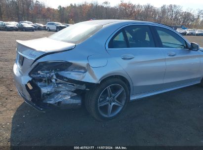 Lot #3005345919 2018 MERCEDES-BENZ C 300 4MATIC