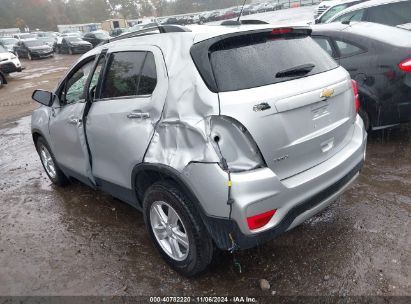 Lot #3035073632 2020 CHEVROLET TRAX FWD LT