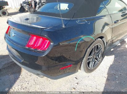 Lot #2990352603 2022 FORD MUSTANG ECOBOOST PREMIUM