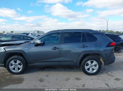 Lot #3053063578 2020 TOYOTA RAV4 HYBRID XLE