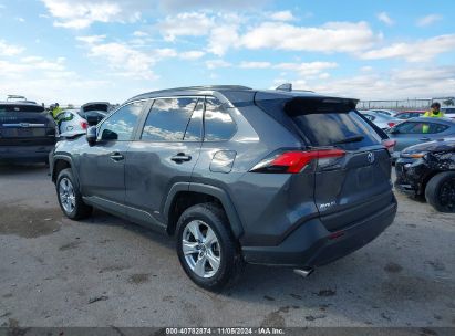 Lot #3053063578 2020 TOYOTA RAV4 HYBRID XLE