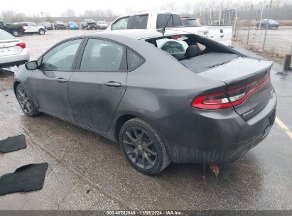 Lot #3035084350 2015 DODGE DART SXT