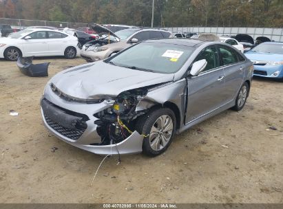 Lot #3035073247 2015 HYUNDAI SONATA HYBRID LIMITED