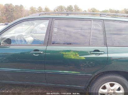 Lot #3035073238 2003 TOYOTA HIGHLANDER V6