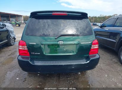 Lot #3035073238 2003 TOYOTA HIGHLANDER V6