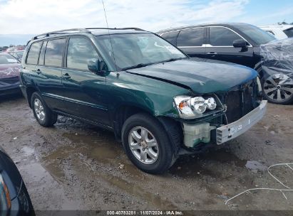 Lot #3035073238 2003 TOYOTA HIGHLANDER V6