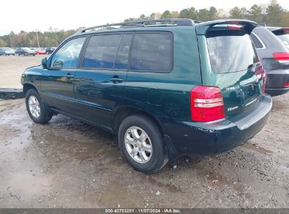 Lot #3035073238 2003 TOYOTA HIGHLANDER V6