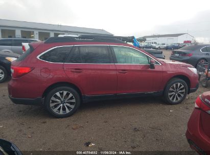 Lot #3035073217 2017 SUBARU OUTBACK 2.5I LIMITED